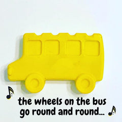 wheels on the bus crayon