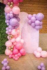 pink dinosaur birthday party decorations