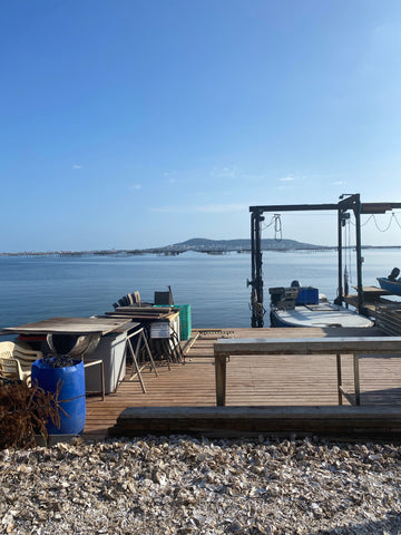 Werkplaats aan Etang de Thau