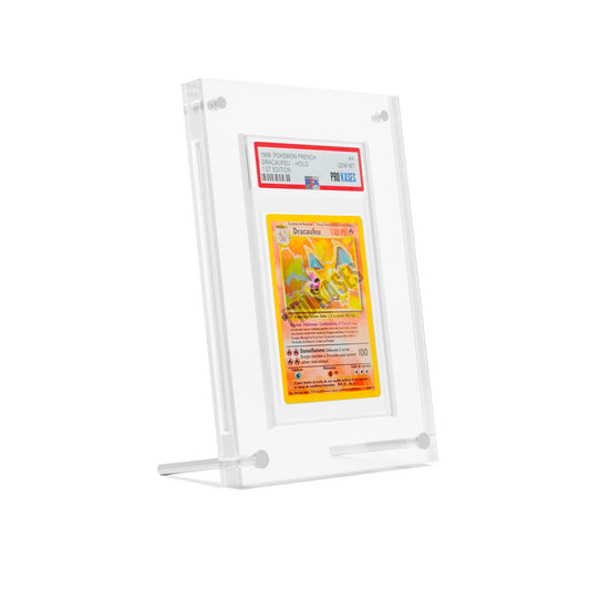 Cadre / boite en acrylique / plexiglass de protection pour cartes Pokemon  certifiée PCA