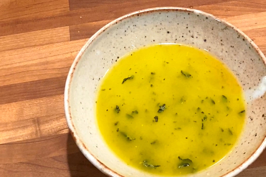 2nd Day of Olive Oil – Salmoriglio