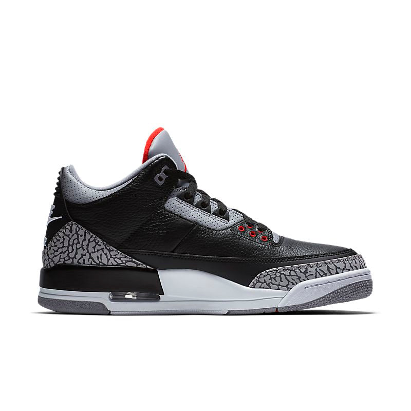 Nike Air Jordan 3 Retro Black Cement Sneakers Shoes