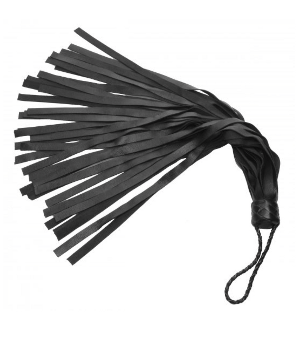 Barbed Wire Leather Cord Flogger