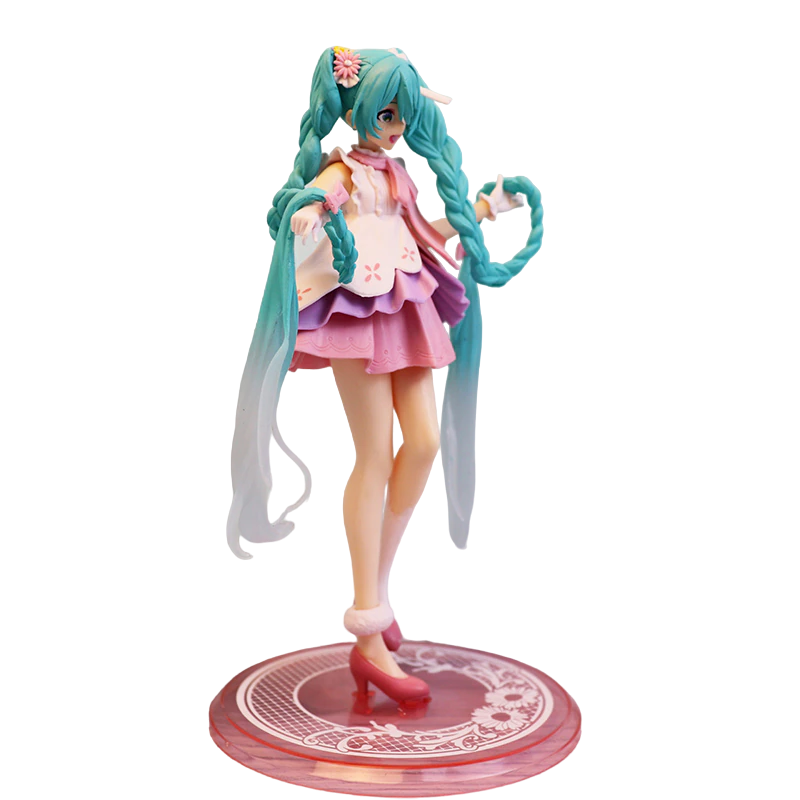 AGBR] 20cm Hatsune Miku Ação Figura Em PVC Coleção Anime Kawaii