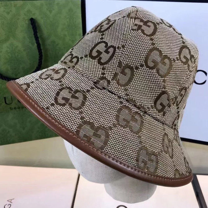 GG full printed letter logo women's men's baseball cap Bucket Hat