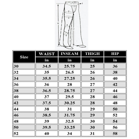 Chaps Size Guide – MARA Leather