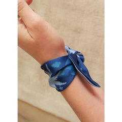 foulard ruban bleu virginie riou