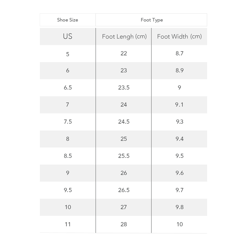 Size Chart Of