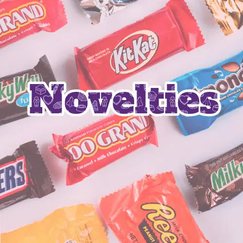 shop over 300 different novelies and pre wrapped candy online