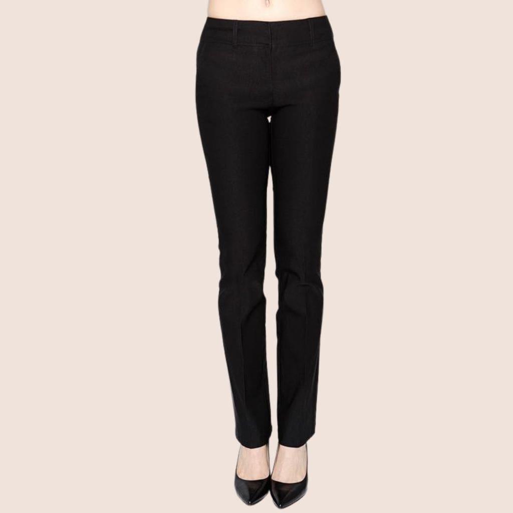 Cropped High Waist Plus Size Pant with Double Zippers – Urspirit Shop