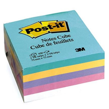 Notas Post-it®, Cubo, Colección Jaipur, 76 mm x 76 mm, 500 Hojas