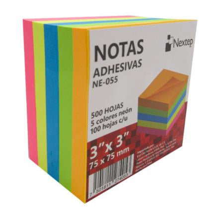 Notas Post-it®, Cubo, Colección Jaipur, 76 mm x 76 mm, 500 Hojas