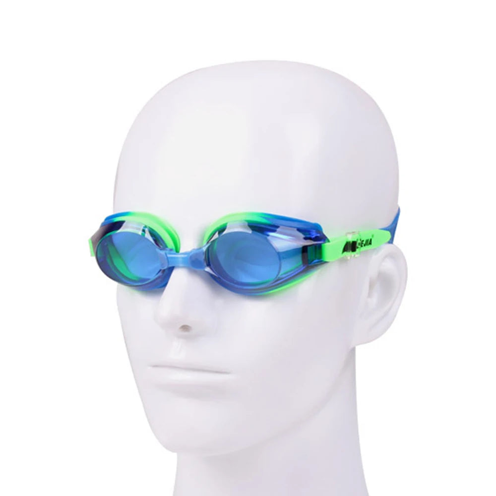 Newest Swimming Glasses Prescription -1.0~-10 Waterproof Anti Fog Swim Eyewear Silicone Diopter Diving Goggles Adults Children-Purple
