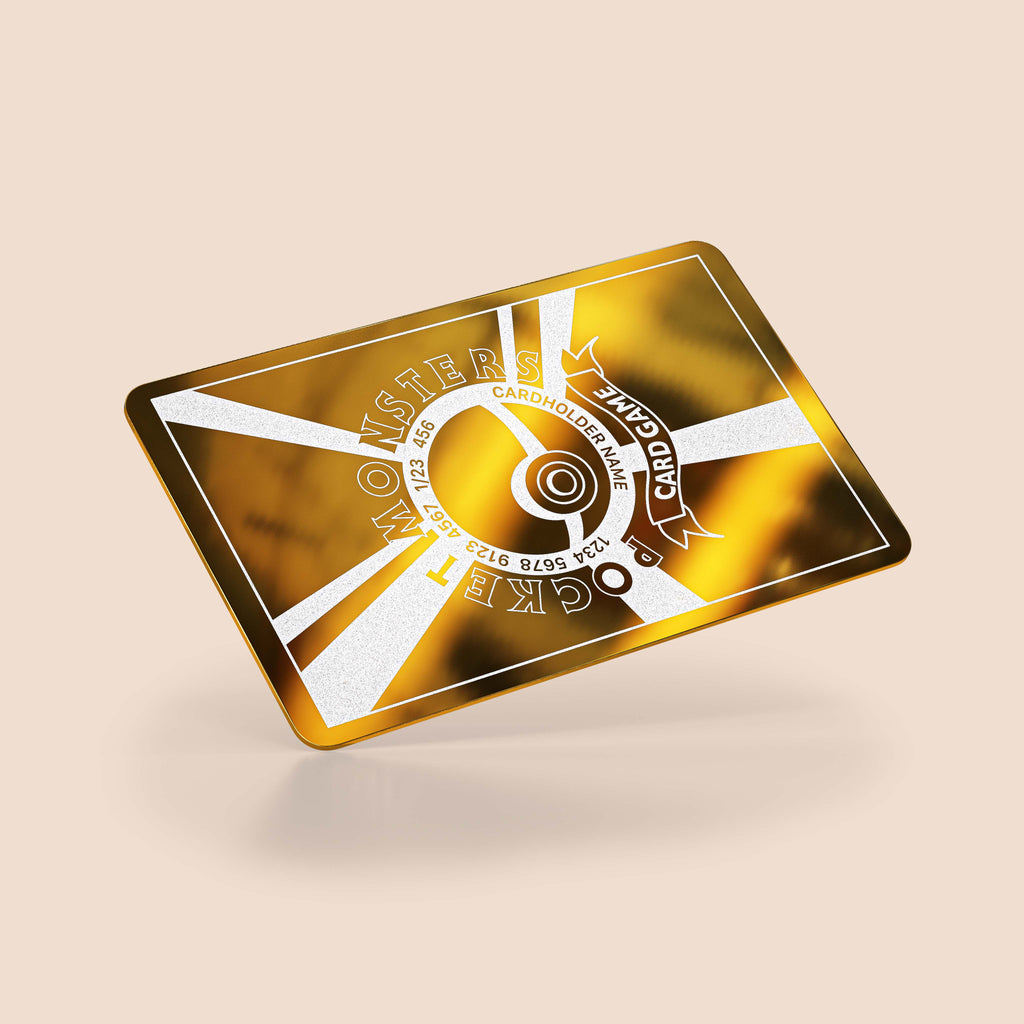 Pikachu No. 25 24k Gold Metal Card [stripeless] | STATEMENT®