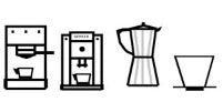 Filter, slow coffee, espresso, fully automatic