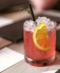 Mocktail with Grapefruit and Dragonfruit