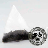 Quality loose tea in a pyramid bag