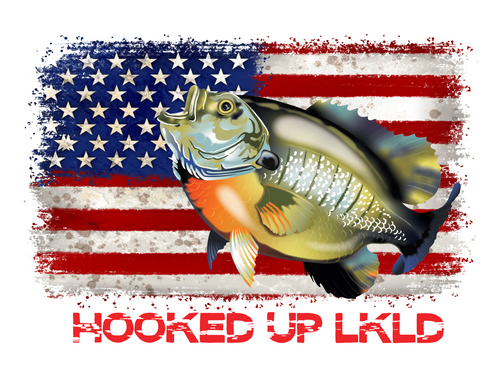 American Flag Catfish – Hooked Up Lkld