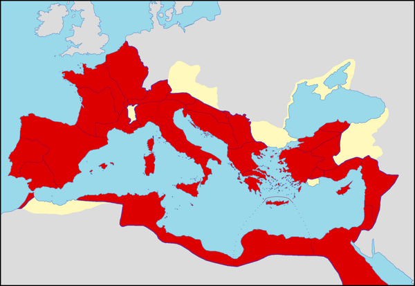 The Roman Empire in 14 AD
