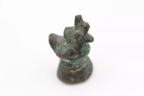 Late Shan Duck, Hamsa, With Green Bronze Pattina