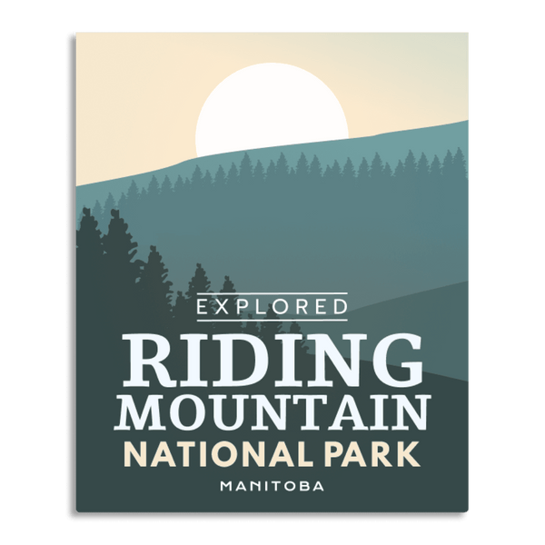 Banff National Poster \'Explored\' Park Canada – Untamed