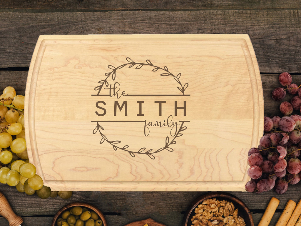 Personalized Family Engraved Cutting Board – Joyful Moose