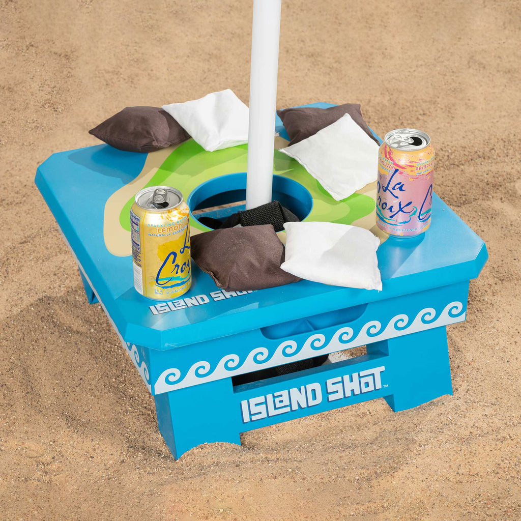 What to Bring to the Beach: 16 Day Trip Items including Island Shot table