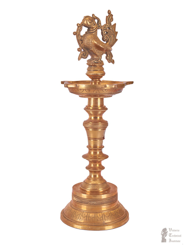 brass annam lamp