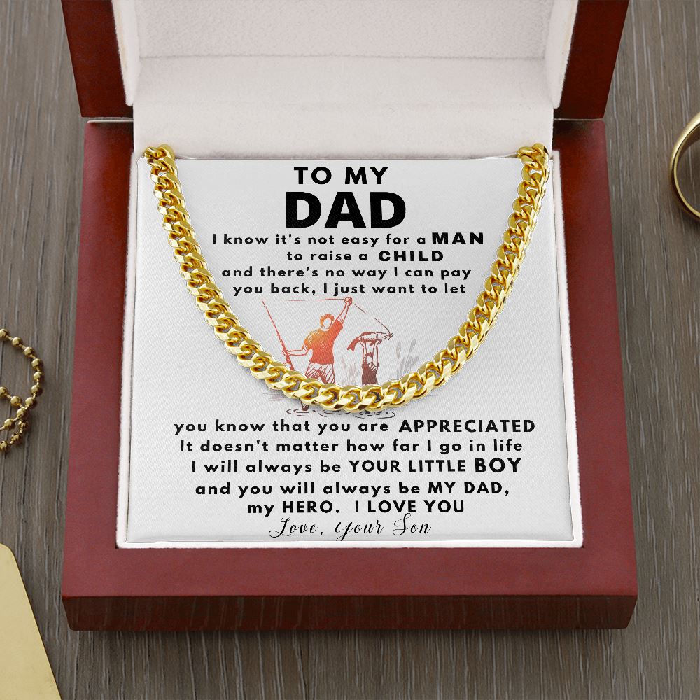 Personalized To My Son Necklace Cuban From Mom Dad Mother Father Believe In  Yourself Son Birthday Graduation Christmas Customized Gift Box Message Card  - Siriustee.com