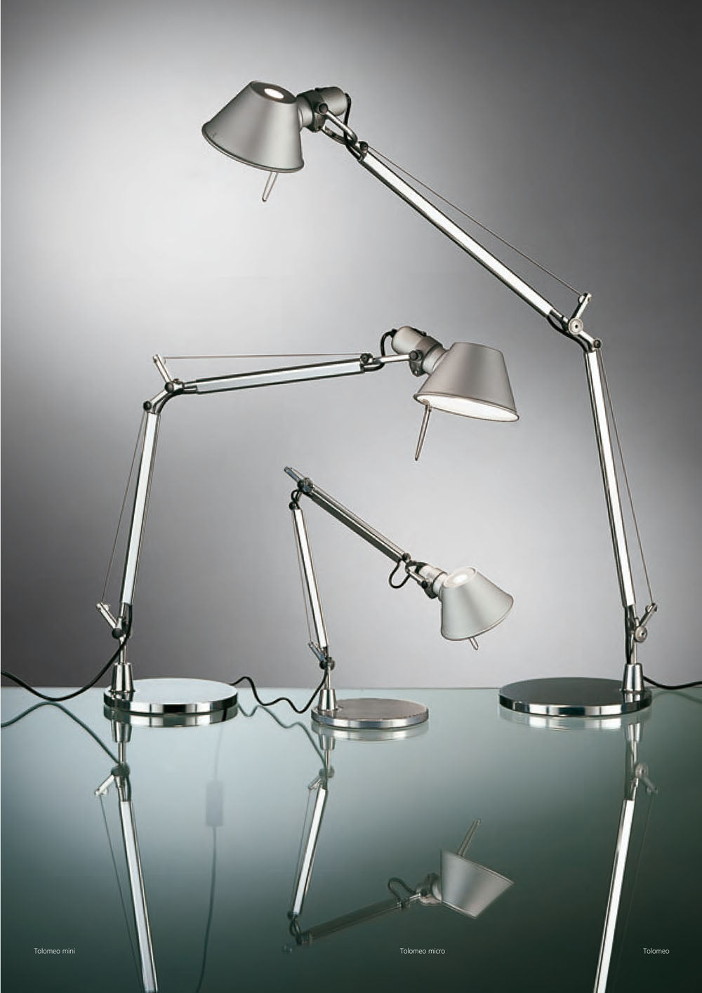 Dessy Elettroforniture ARTEMIDE - Tolomeo Micro - lampada da tavolo in  alluminio - A011800