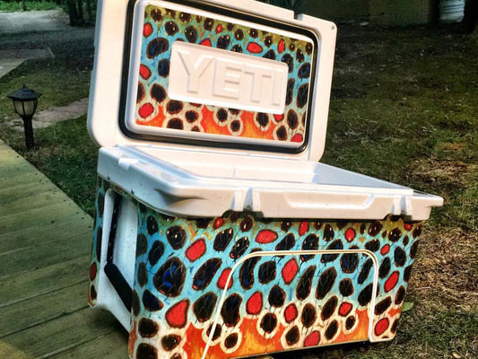 Custom Skins & Wraps For Yeti Roadie 20 qt Cooler LID ONLY