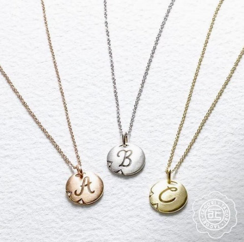 initial necklaces