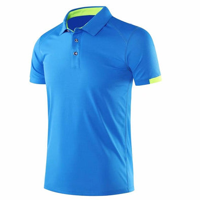 Golf High-Performance Shirt (Blue) – megastoresupply