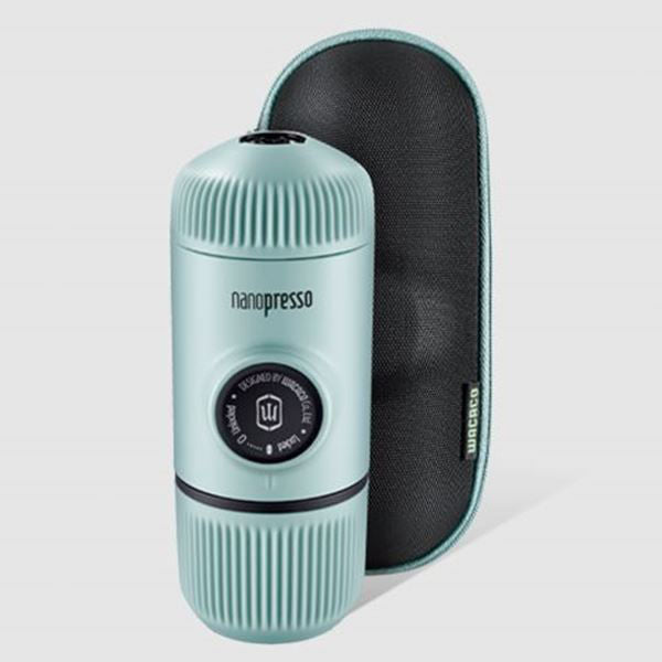 Billede af Wacaco Nanopresso Elements rejse espressobrygger med etui, Arctic Blue