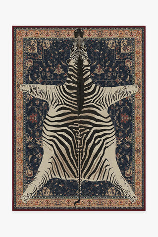 LeopardEnTeppich Schwarzer Zebra Teppich Camouflage AntiRutsch Teppich  Geometrischer Teppich Brauner Teppich für Wohnzimmer Stylischer Läufer -  .de