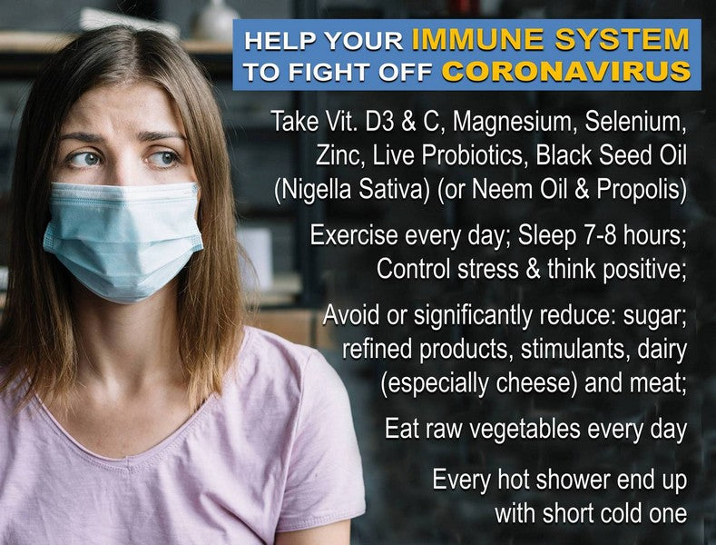 How to Maintain Strong Immune System to Combat Coronavirus