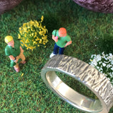 silver wedding ring by albert tse