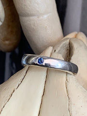 Blue Lagoon wedding ring by Gillian Hillman
