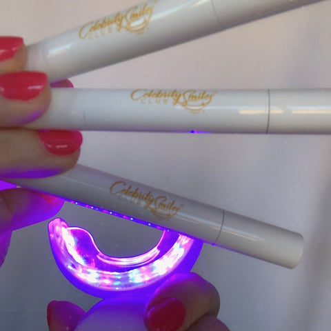 Teeth Whitening Pens and LED Light