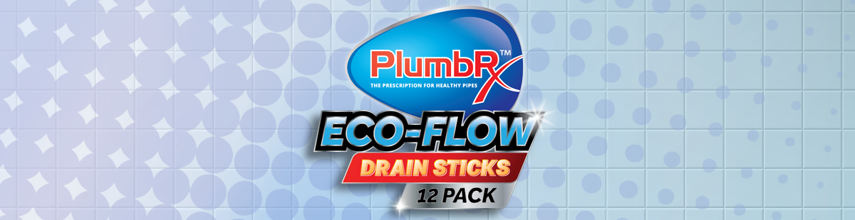 PlumbRx - Eco-flow Drain Sticks 1 Pack (12 Sticks)