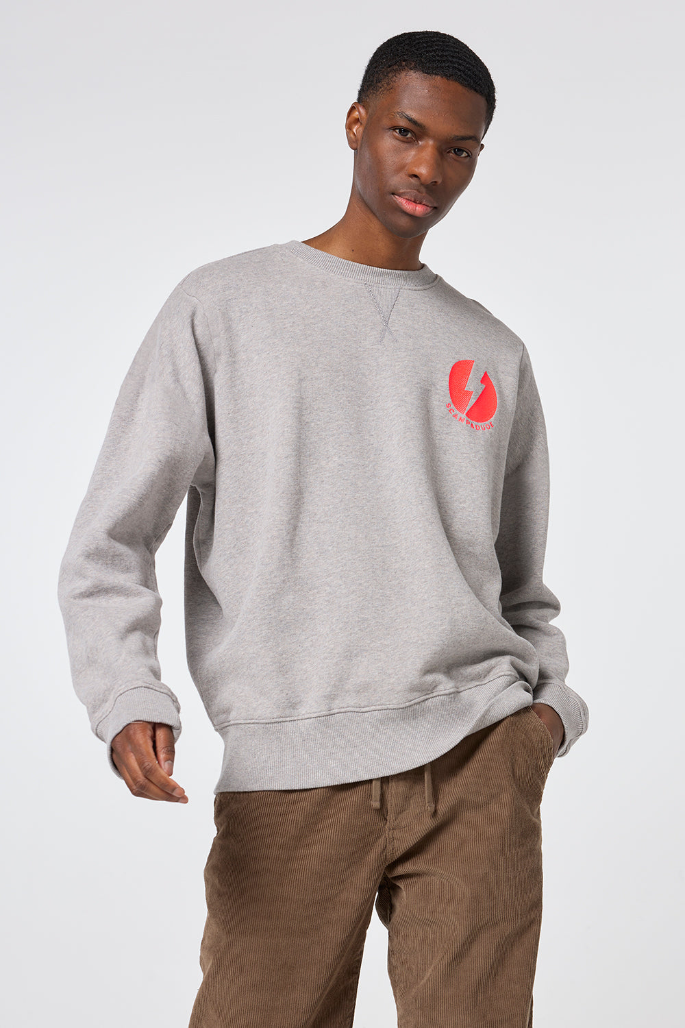 COMING SOON: Men’s Grey Marl with Placement Bolt Graphics Sweatshirt
