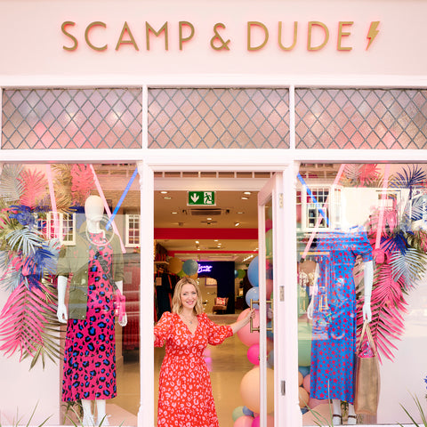 Jo stood in the doorway of the Scamp & Dude Marlow store