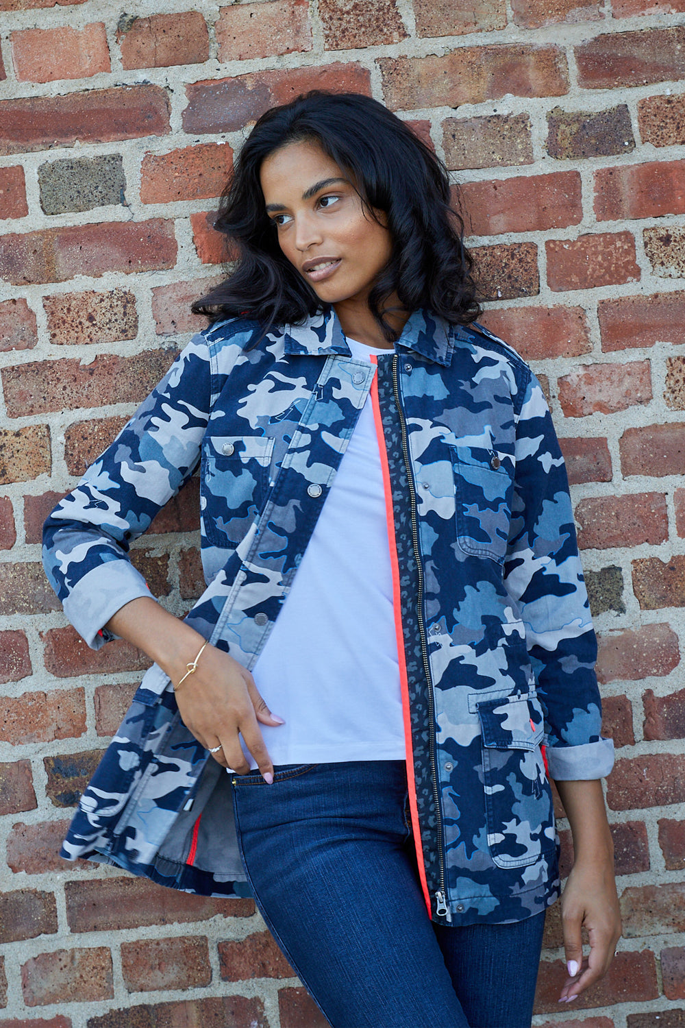 Navy Camo Utility Jacket