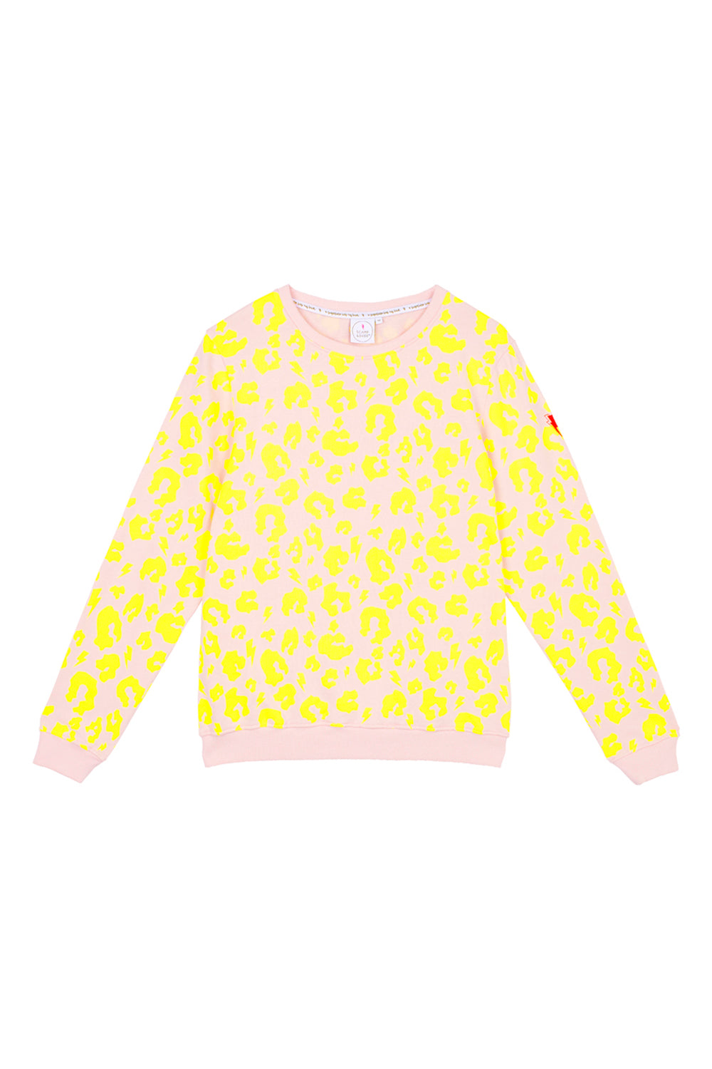 Blush with Yellow Leopard Sweatshirt