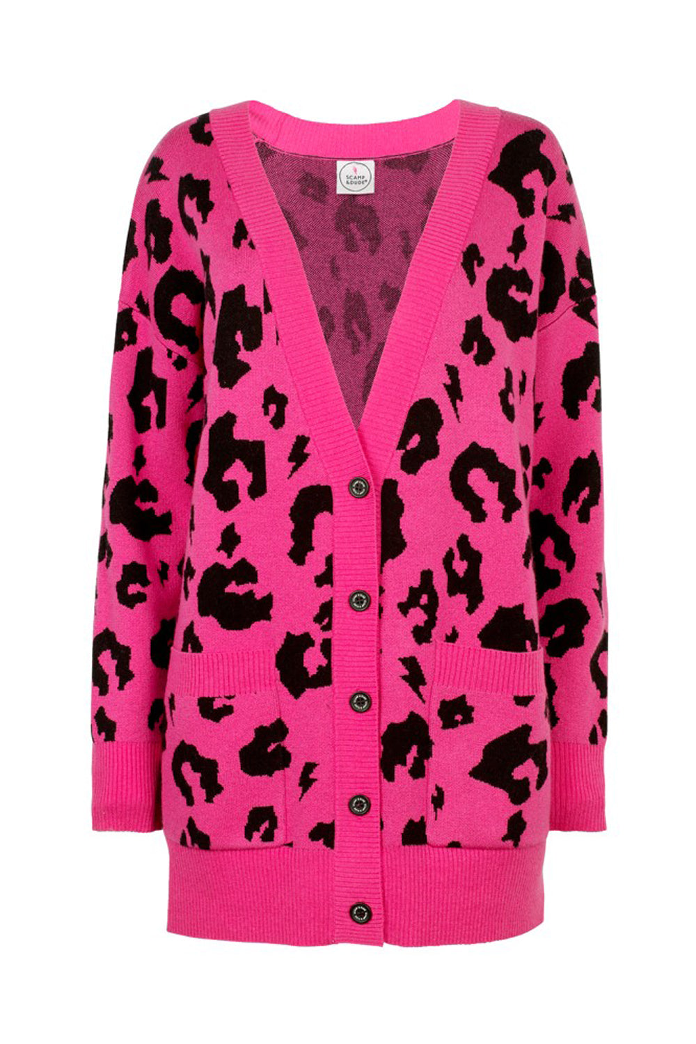 Pink Leopard Cardigan