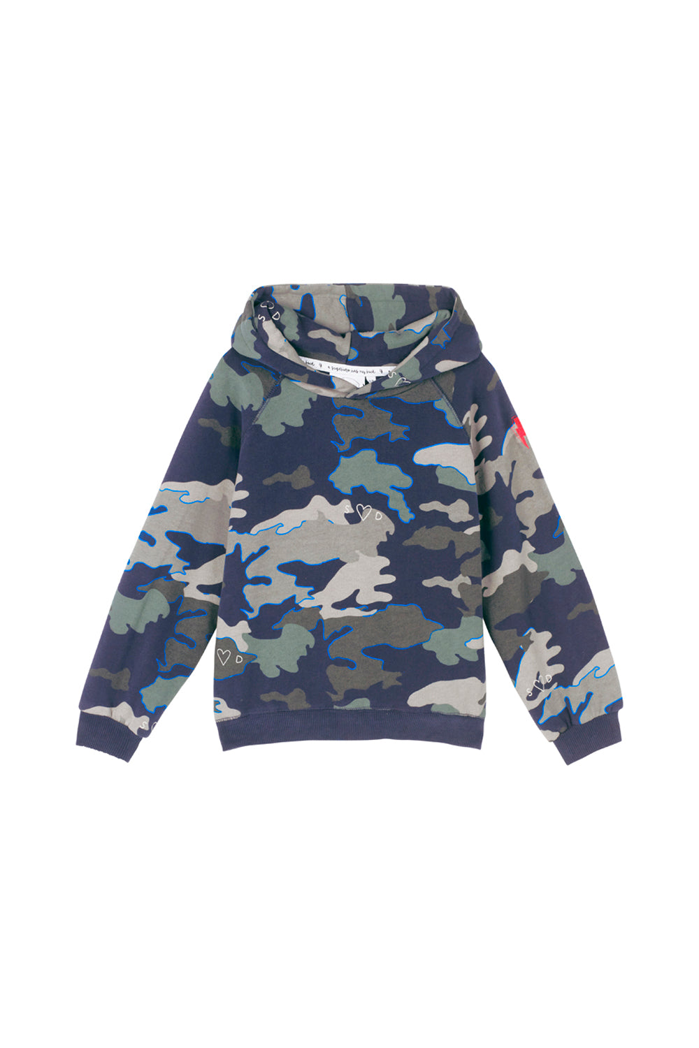 Kids Navy Camo Hoodie