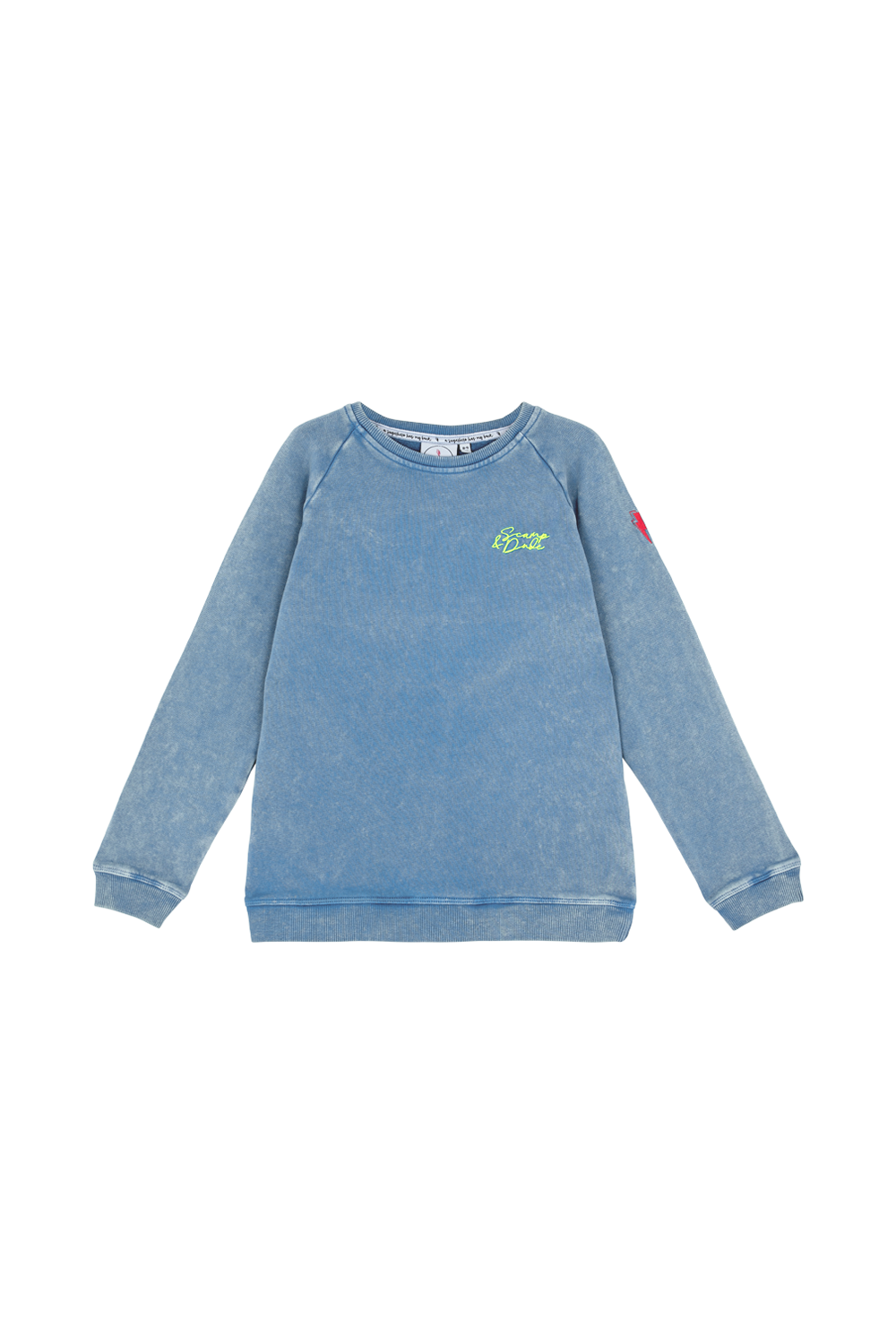 Kids Indigo Faded Wash Sweatshirt