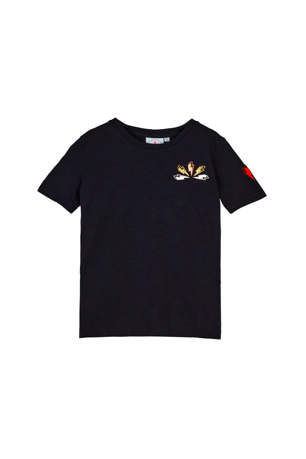 Kids Black with Gold Logo T-Shirt