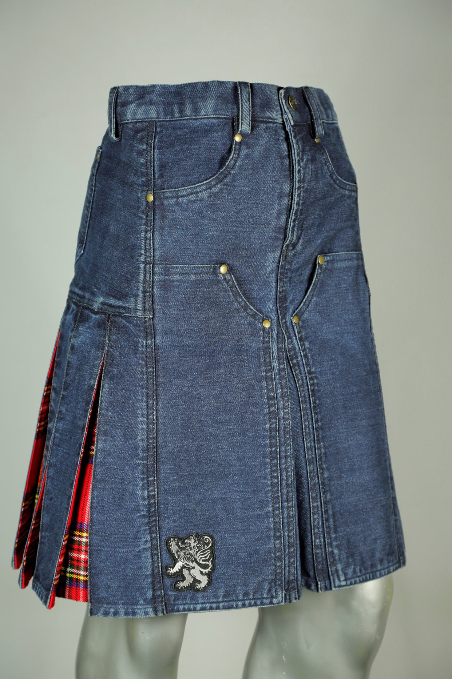 Denim Tartan Hybrid Pant Kilt | Scottish Kilt