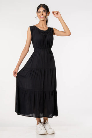 The Naxos Dress Black